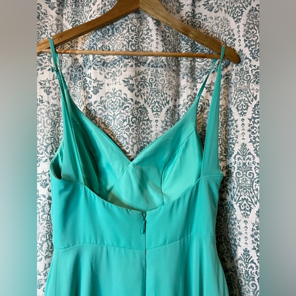 Azazie Formal Dress Gown in Spa Green - Picture 12 of 12